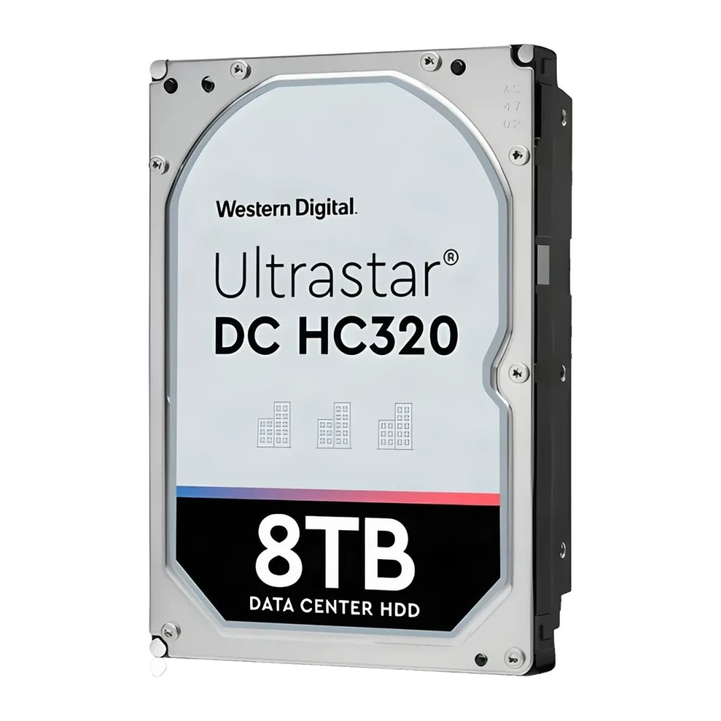 Disco duro WD Ultrastar DC HC320 3.5 pulgadas 8TB SATA3 HDD 7200RPM Gris
