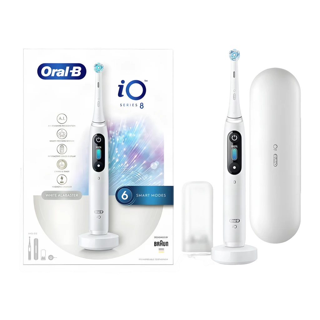 Cepillo Eléctrico Oral-B iO Serie 8 IA 6 Modos Sin Cable