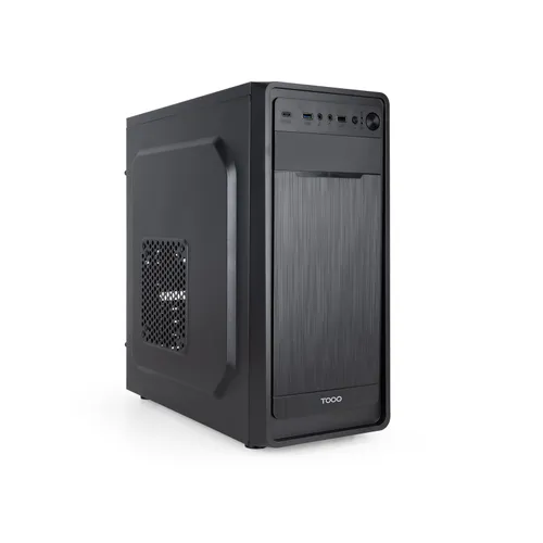 TOOQ Caja Semitorre ATX “PRISMA ULTRA” Negra Negro Incluye Fuente