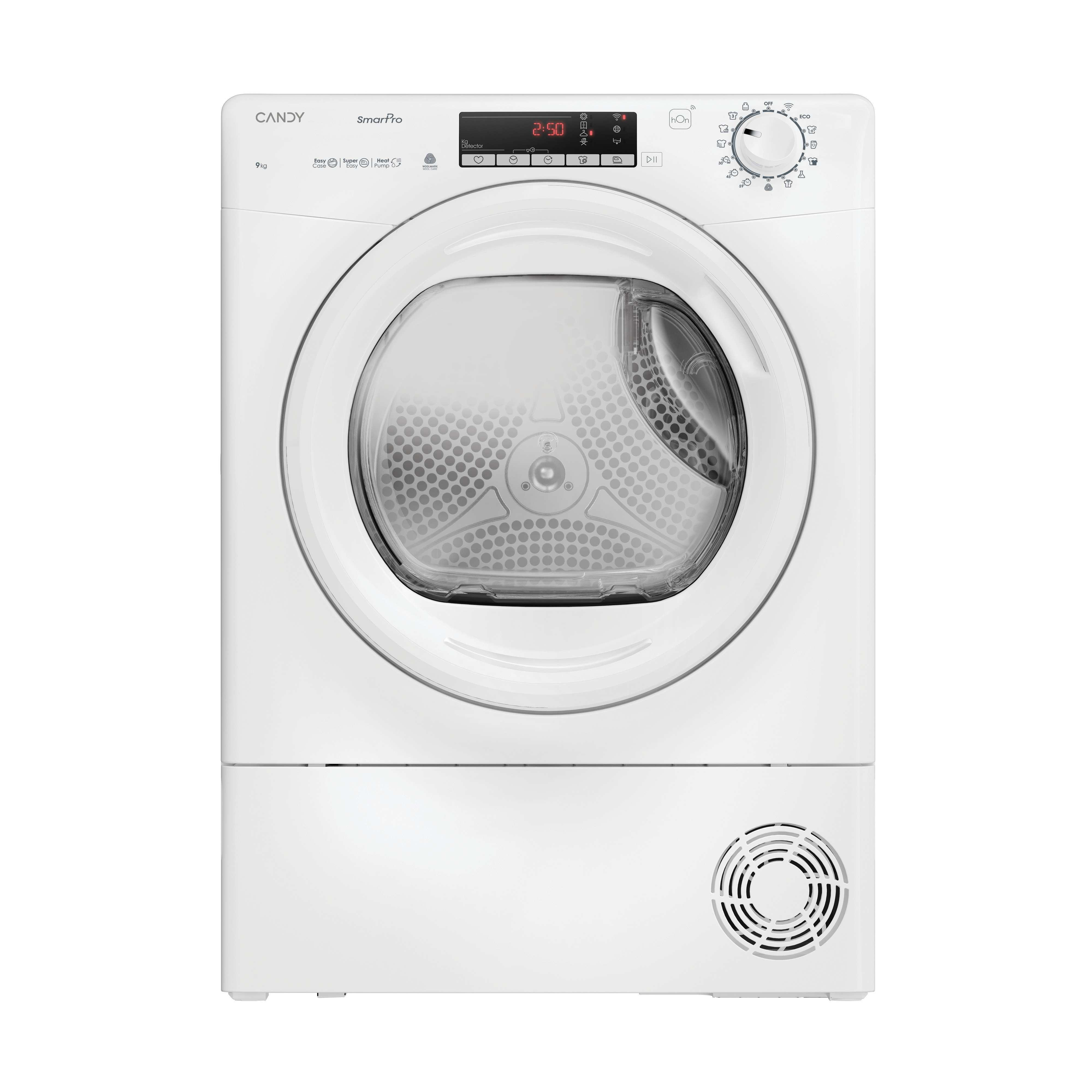 SECADORA CON BOMBA DE CALOR CANDY CRO EH9N2TE-S 9 KG D BLANCO
