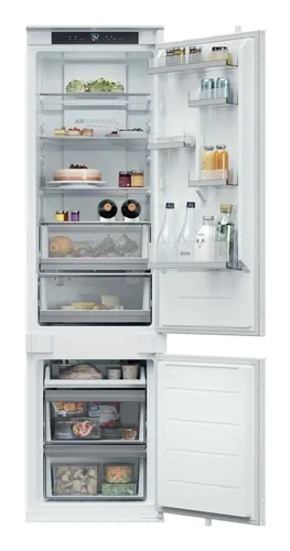 Frigorífico combi integrable - Haier HBQW5519E, TNF Duo Cooling, SuperFreezing, SuperCooling, 194 cm, 284 l, Wi-Fi, Sin Panelar