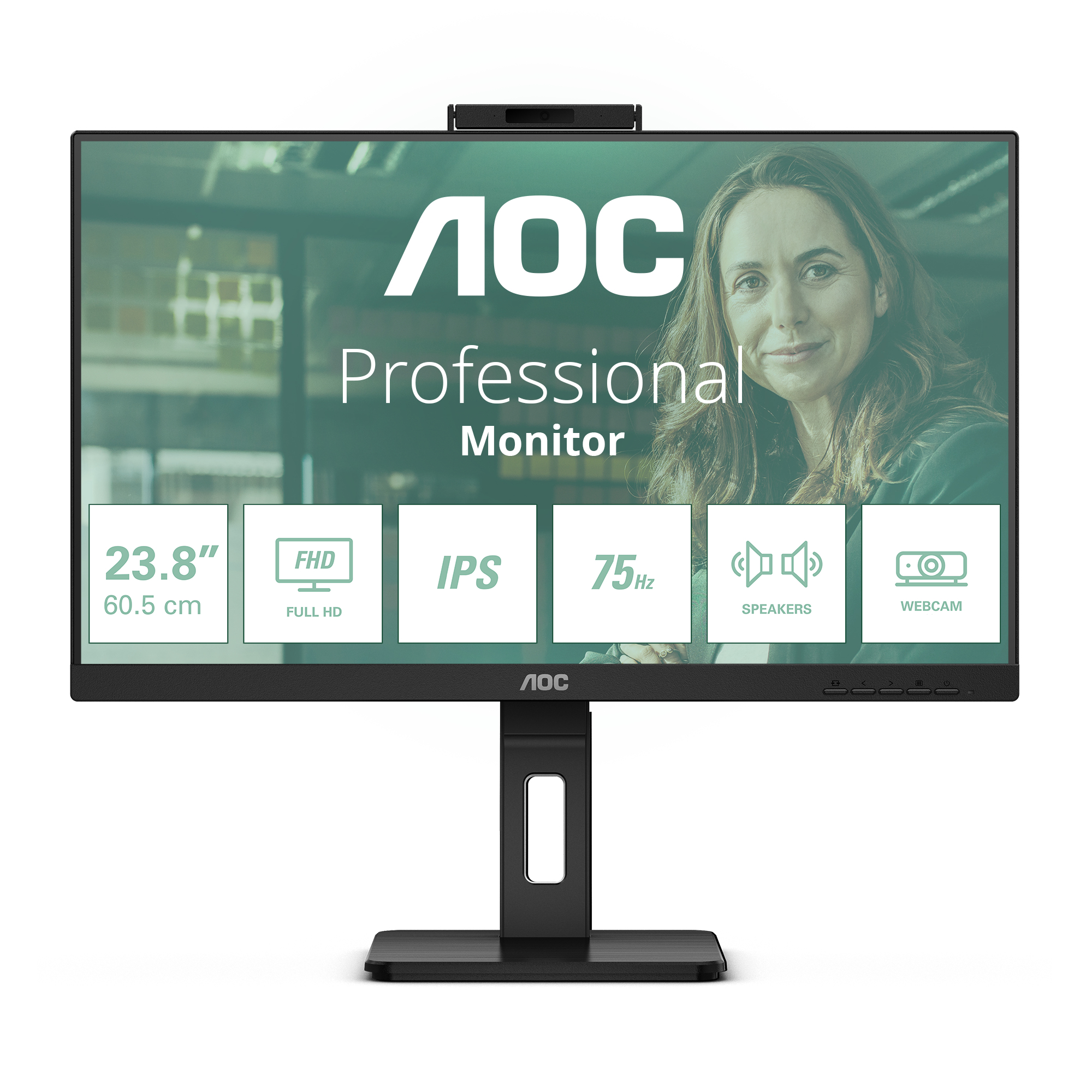 AOC 24P3QW pantalla para PC 60,5 cm (23.8") 1920 x 1080 Pixeles 24P3QW