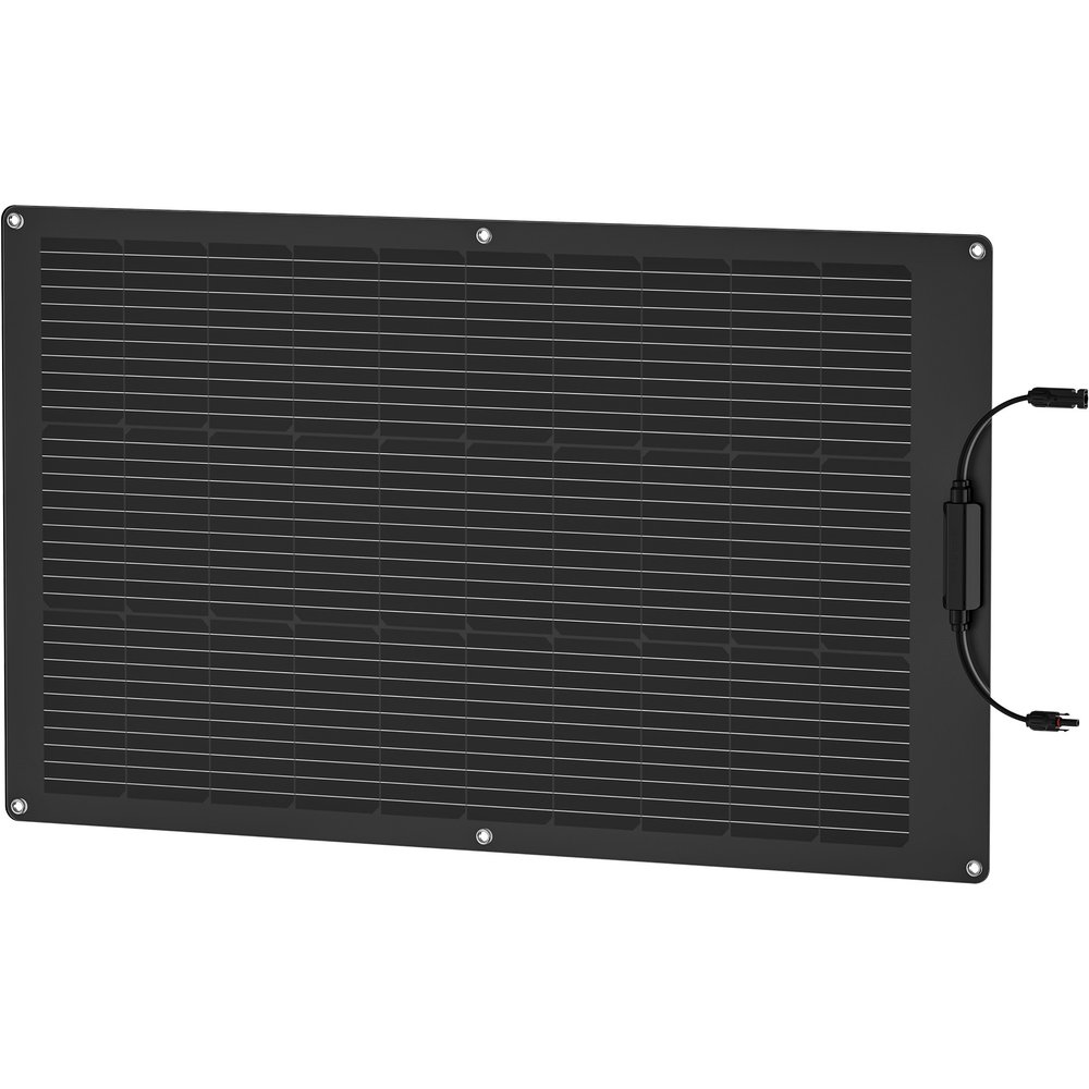 Panel Solar Flexible EcoFlow 100W Monocristalino Negro