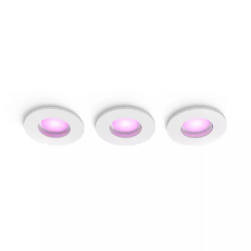 Philips Hue White & Color Ambiance Pack De 3 Focos Empotrables Xamento Blanco