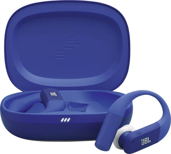 Auriculares deportivos - JBL Endurance Peak 4, Intraurales, Bluetooth, 48h Autonomía, 6 Micrófonos, Cancelación de Ruido Adaptativa, Azul