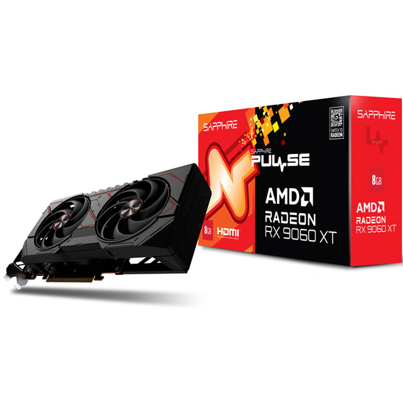 Sapphire Pulse AMD Radeon RX 9060 XT Gaming OC 8GB GDDR6