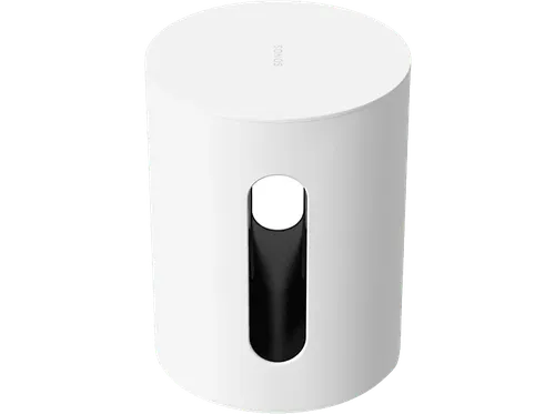 Subwoofer - Sonos Sub Mini, Dos woofers de 6", 5 GHz, Blanco