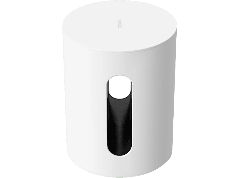Subwoofer - Sonos Sub Mini, Dos woofers de 6", 5 GHz, Blanco