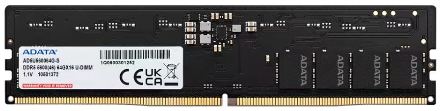 Memoria RAM PC DDR5 64GB (1x64) CL46 ADATA AD5U560064G-S