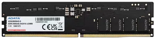 Memoria RAM PC DDR5 64GB (1x64) CL46 ADATA AD5U560064G-S