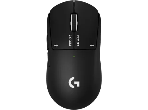 Ratón gaming - Logitech G Pro X3 Superstrike, Inalámbrico, 48.000ppp, Sensor Hero 2, Lightspeed-BT, Sistema respuesta háptica, 135hrs, PC-Mac, Negro