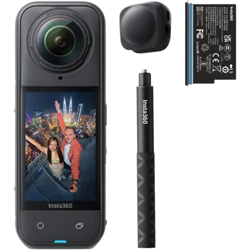 Insta360 X5 8K 360° Sumergible 15 m FlowState Negro Medianoche
