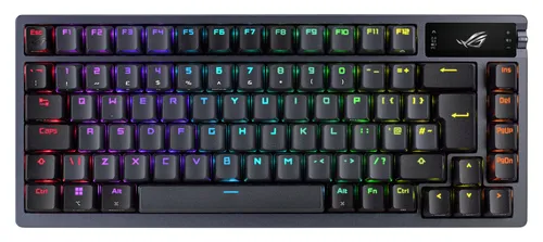 Teclado Gaming ASUS ROG Azoth Inalámbrico RGB AZERTY Rojo/Negro