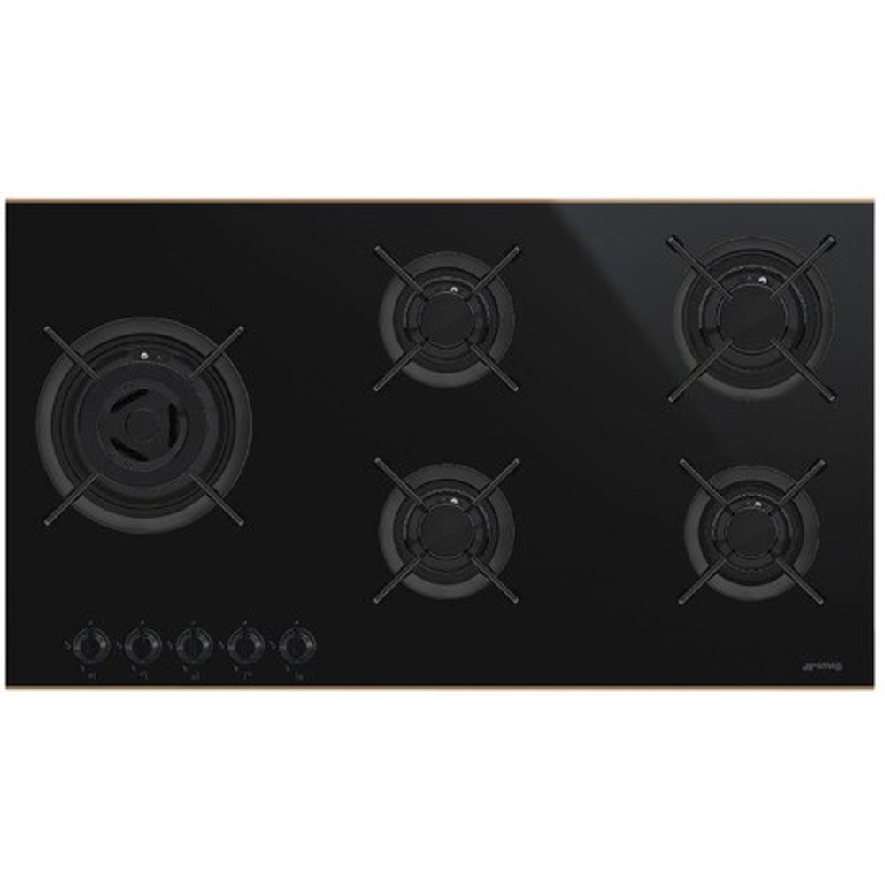 Smeg - Placa gas Smeg 5 quemadores - PV695LCNR.