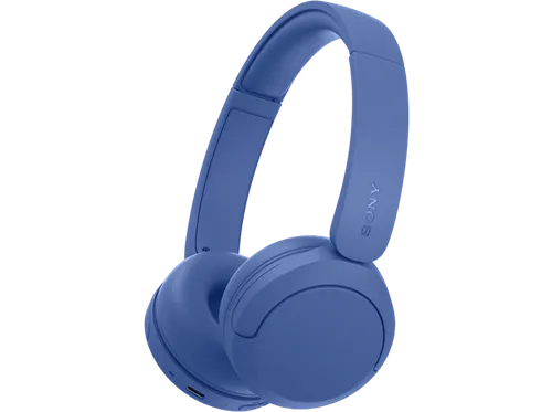 Auriculares inalámbricos - Sony WH-CH535L, Bluetooth 6.0, 55 h batería, Carga rápida, 360 Reality Audio, Conexión multipunto, Diadema, Azul