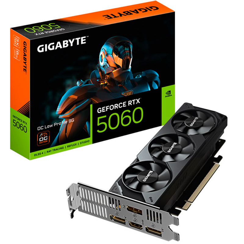 Gigabyte GeForce RTX 5060 OC Low Profile 8GB GDDR7 DLSS4