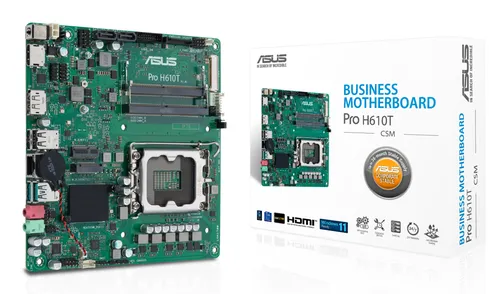 ASUS PRO H610T-CSM Intel H610 LGA 1700 Thin Mini ITX 90MB1G60-M0EAYC