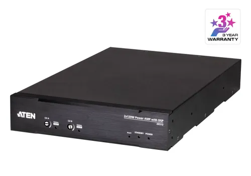 ATEN AP212-AT-G amplificador de audio Negro AP212-AT-G