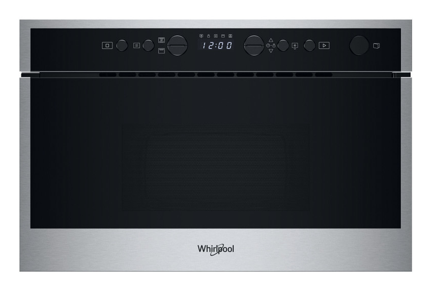 HORNO MICROONDAS CON GRILL WHIRLPOOL WMN464BX 22 LITROS INOX