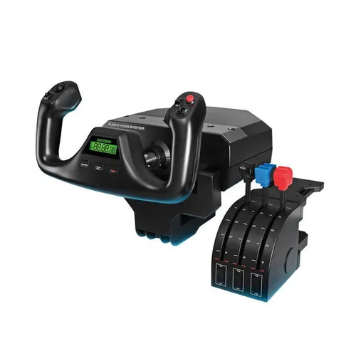 Logitech G Flight Yoke System Negro USB 2.0 Simulador de 945-000004
