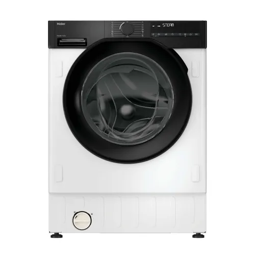 Lavadora integrable - Haier Series 6 BHA6S69M6DB9J-S, Carga frontal, Motor Inverter, Función Vapor, Mix Power System, 9 kg, 1600 rpm, Sin panelar