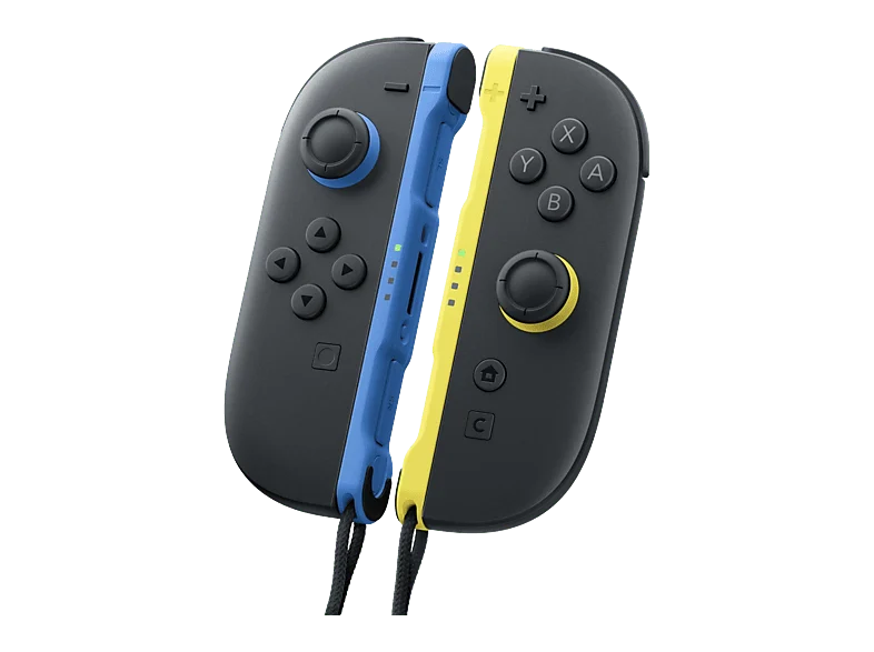 Mando Nintendo Switch 2 - Joy-Con 2, Inalámbrica, Bluetooth, Negro, azul y amarillo