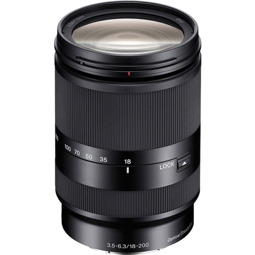 Sony - Objetivo Sony E 18-200 mm F-3,5-6,3 OSS LE para montura tipo E de Sony.