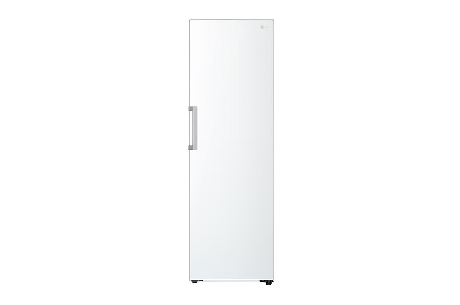 Frigorífico una puerta - LG GLT51SWGSZ, Total No Frost, 186 cm, 386 l, DoorCooling™, Blanco