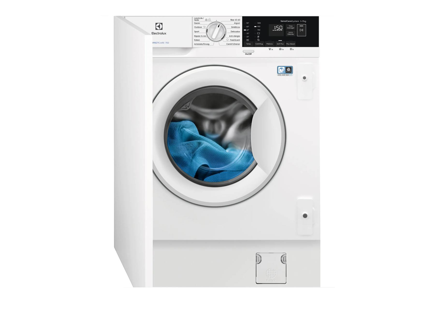 Electrolux - Lavadora integrable Electrolux 7 kg - 1.200 rpm - EN7F4722AN.