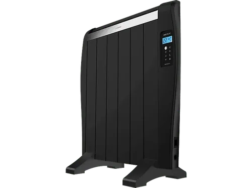 Radiador - Cecotec ReadyWarm 1200 Thermal Black, 900 W, 6 Elementos, Mando a distancia, Negro