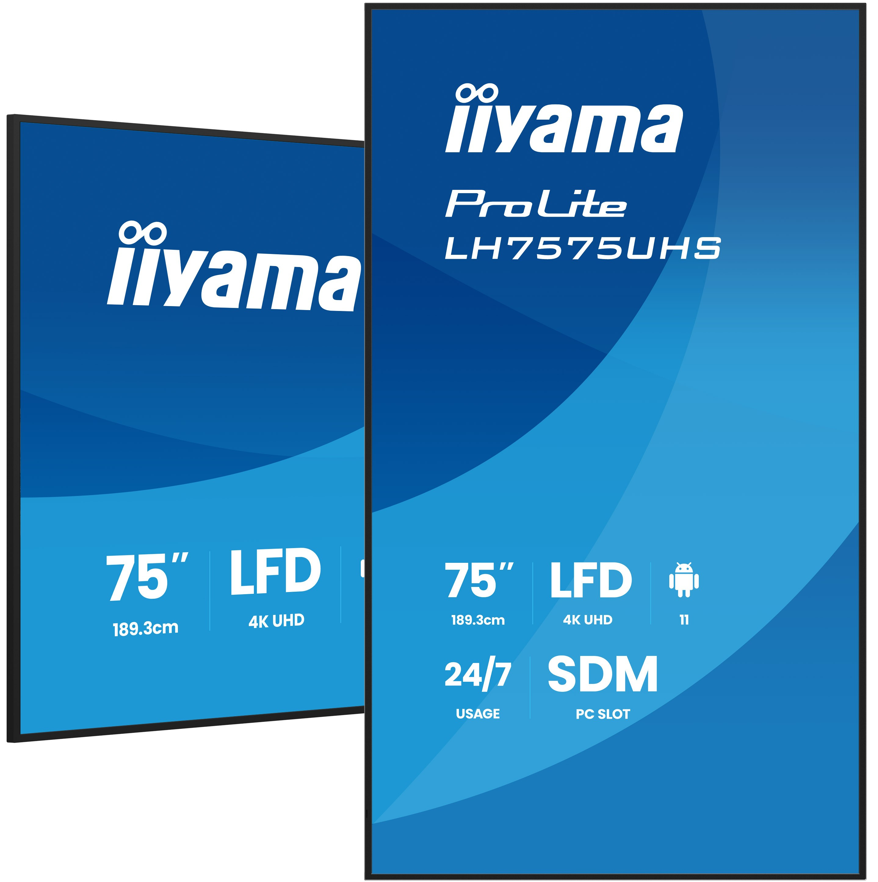 iiyama LH7575UHS-B2AG 75 pulgadas 3840x2160 UHD panel LH7575UHS-B2AG