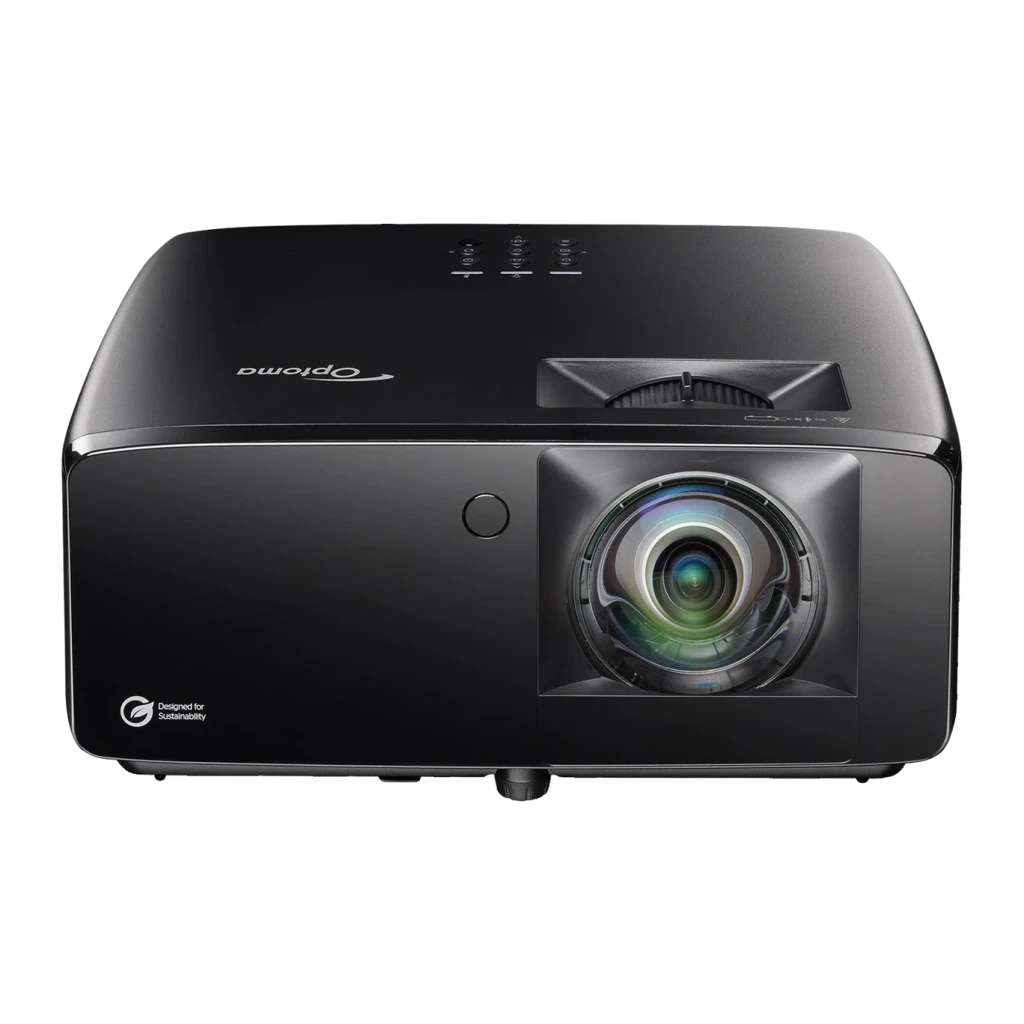 Proyector Optoma Láser DLP 4K UHD Tiro Corto 0.496:1 4000 Lúmenes ISO Negro UHZ36STe