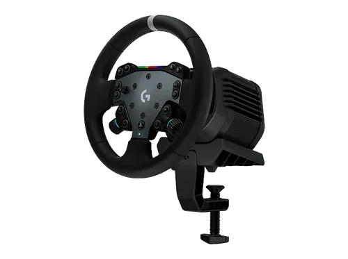 Volante - Logitech G RS50 System, Base accionamiento 8 N⋅m, RS Wheel Hub con 13 botones y Round 11″, Trueforce, Force Feedback, PS-PC, Negro