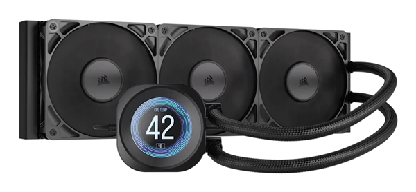 Corsair Nautilus RS 360 LCD Negro