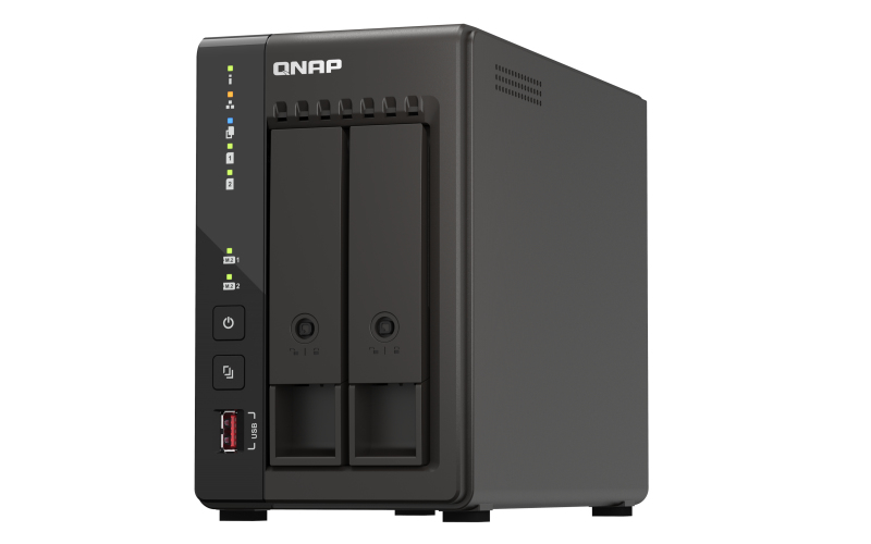 QNAP TS-253E NAS Torre Ethernet Negro J6412 TS-253E-8G