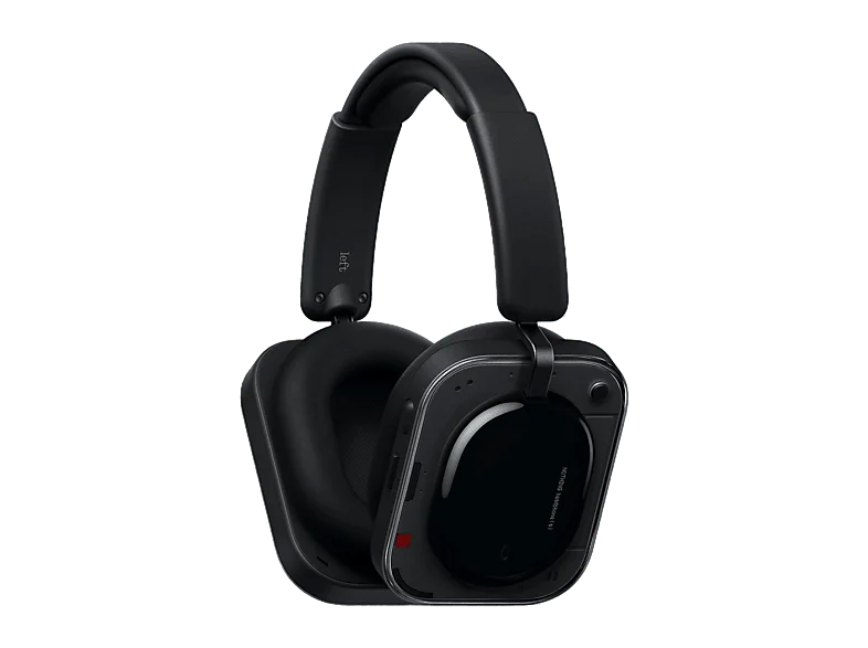 Auriculares inalámbricos - Nothing Headphone (a), 120h Autonomía, Cancelación de Ruido Activa, Certificación Hi-Res y LDAC, Control Táctil, Negro