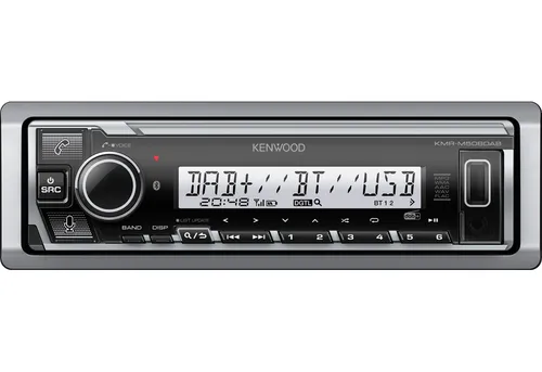Autorradio marino Kenwood Negro 1DIN Bluetooth 4.2 KMR-M508DAB