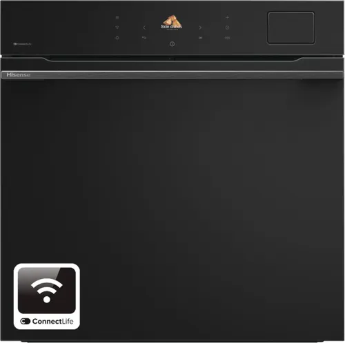 Hisense - Horno multifunción Hisense pirolítico, 77 litros - BAS614P8B.