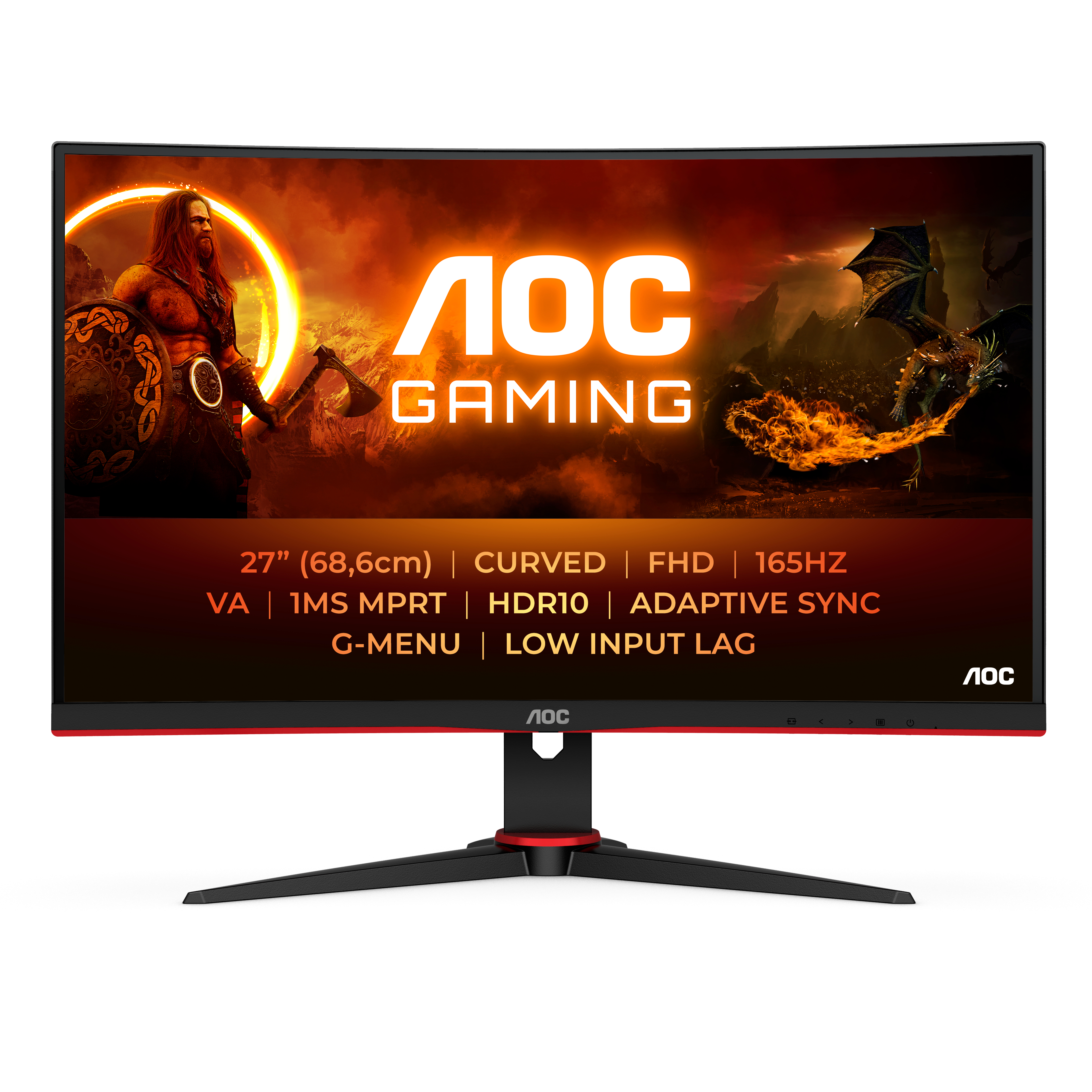 AOC G2 C27G2E/BK pantalla para PC 68,6 cm (27") 1920 x 1080 C27G2E/BK