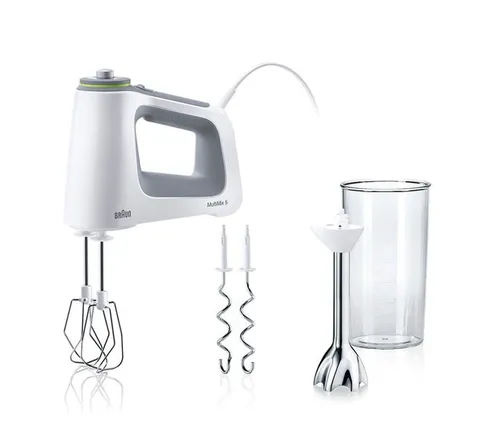 Braun Batidora de varillas MultiMix5 HM5107 4645-HM5107WH