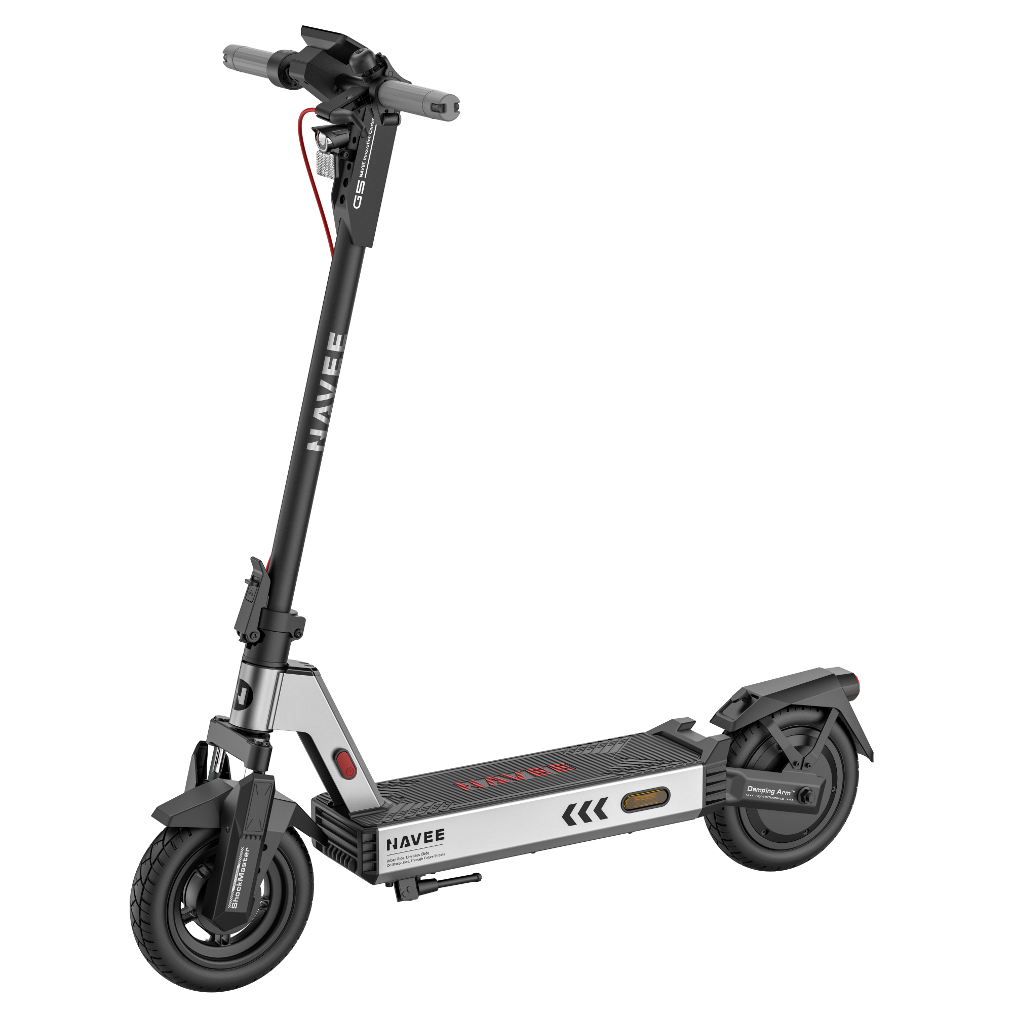 Patinete Eléctrico NAVEE G5 400W 45km 32km/h 10 pulgadas Gris claro