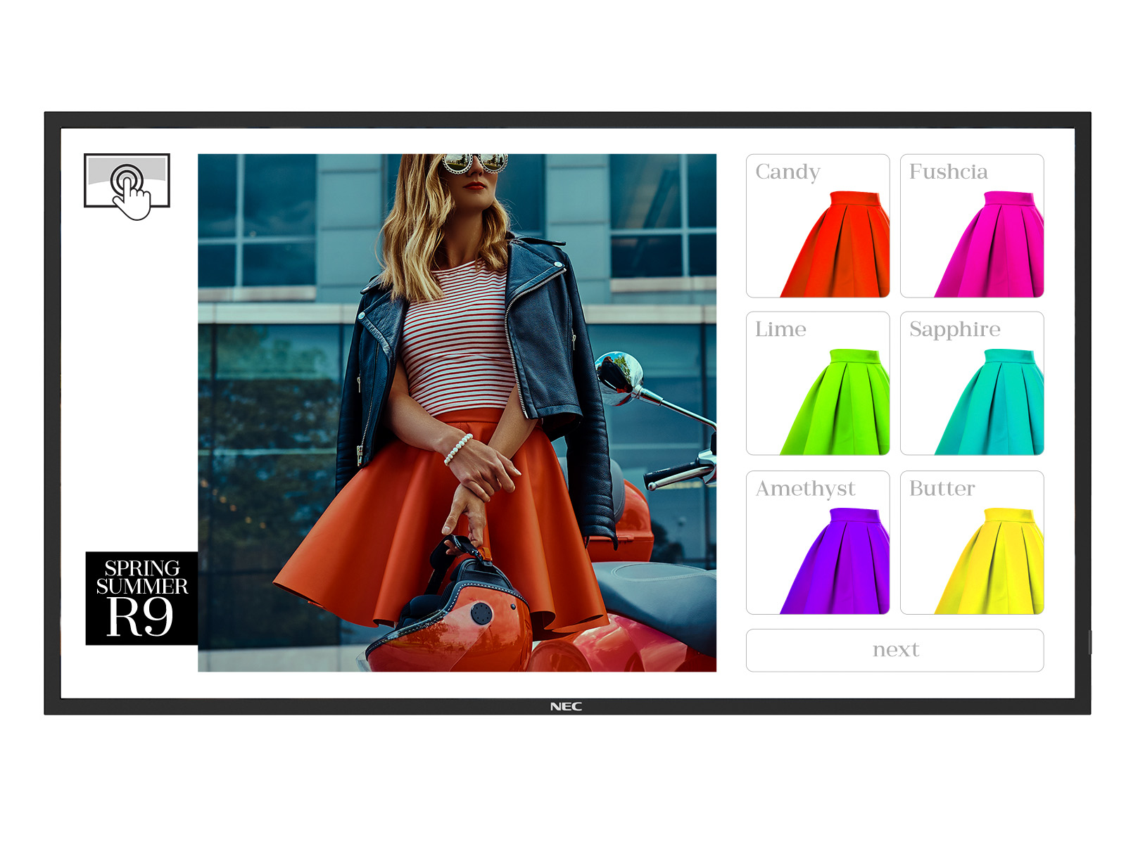 55" ME-Series Large Format Display, UHD, 400cd/m2, D-LED 60005953