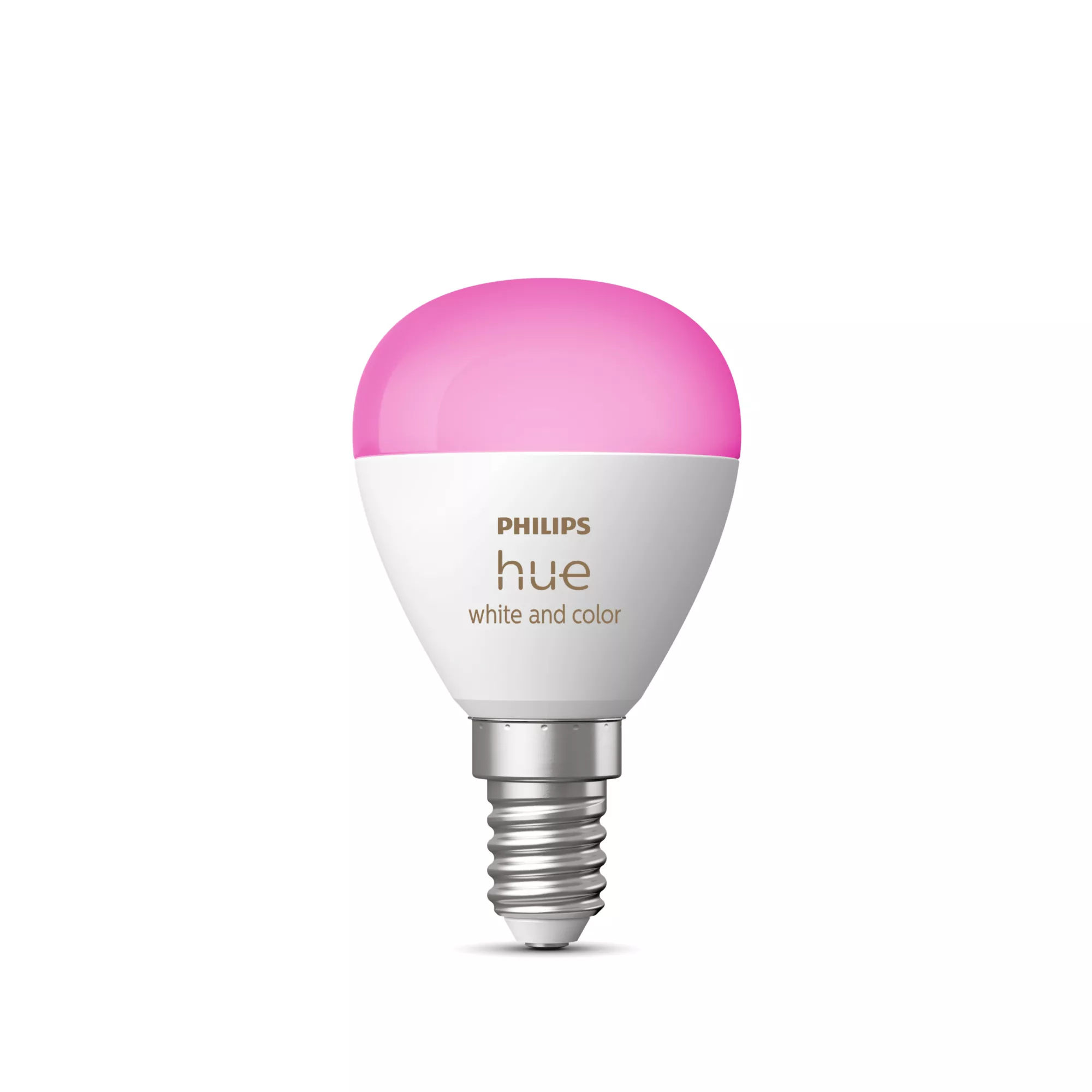 Philips Hue White & Color Ambiance Bombilla Esférica - Bombilla Inteligente E14