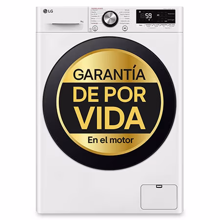 Lavadora inteligente AI Direct Drive. TurboWash 360º, Vapor+, 9kg , 1400rpm Un 10% más eficiente que A, Serie 700 - F4WR7009AGW