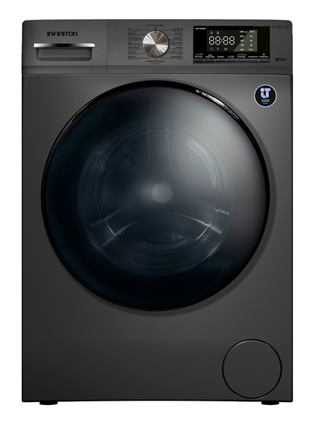 LAVADORA CARGA FRONTAL INFINITON WM-S94ADX 9 KG 1400 RPM A NEGRA