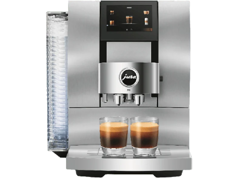 Cafetera superautomática - Jura Z 10 Aluminium White (EA), 1450 W, 2.4 l, 280 g, Función 2 tazas, Plata