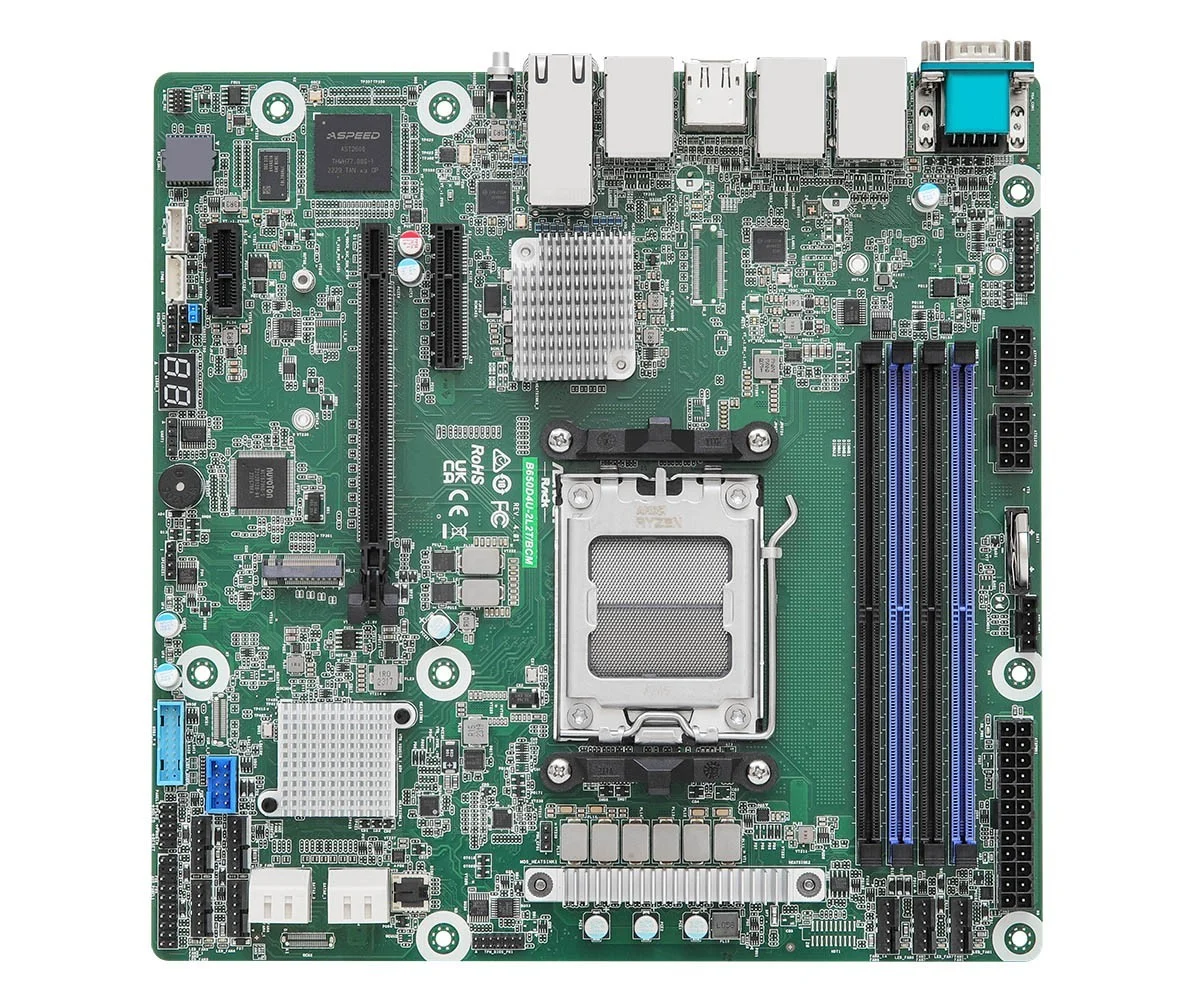 ASRock B650D4U-2L2T/BCM, 1xSKT AM5, AMD Ryzen 7000 B650D4U-2L2T/BCM