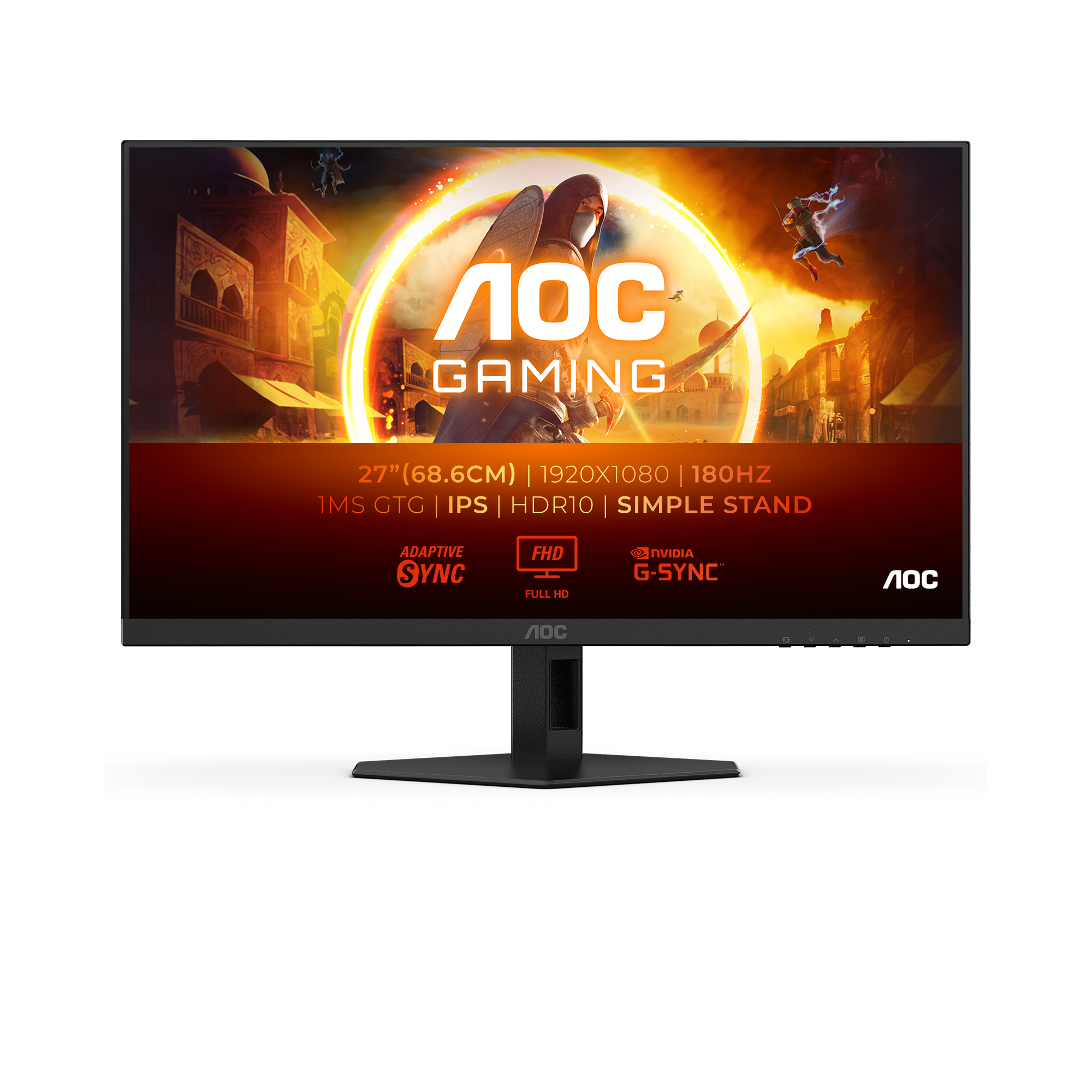 AOC Gaming 27G4XE 27" FHD IPS 180Hz 0.5ms HDR G-Sync
