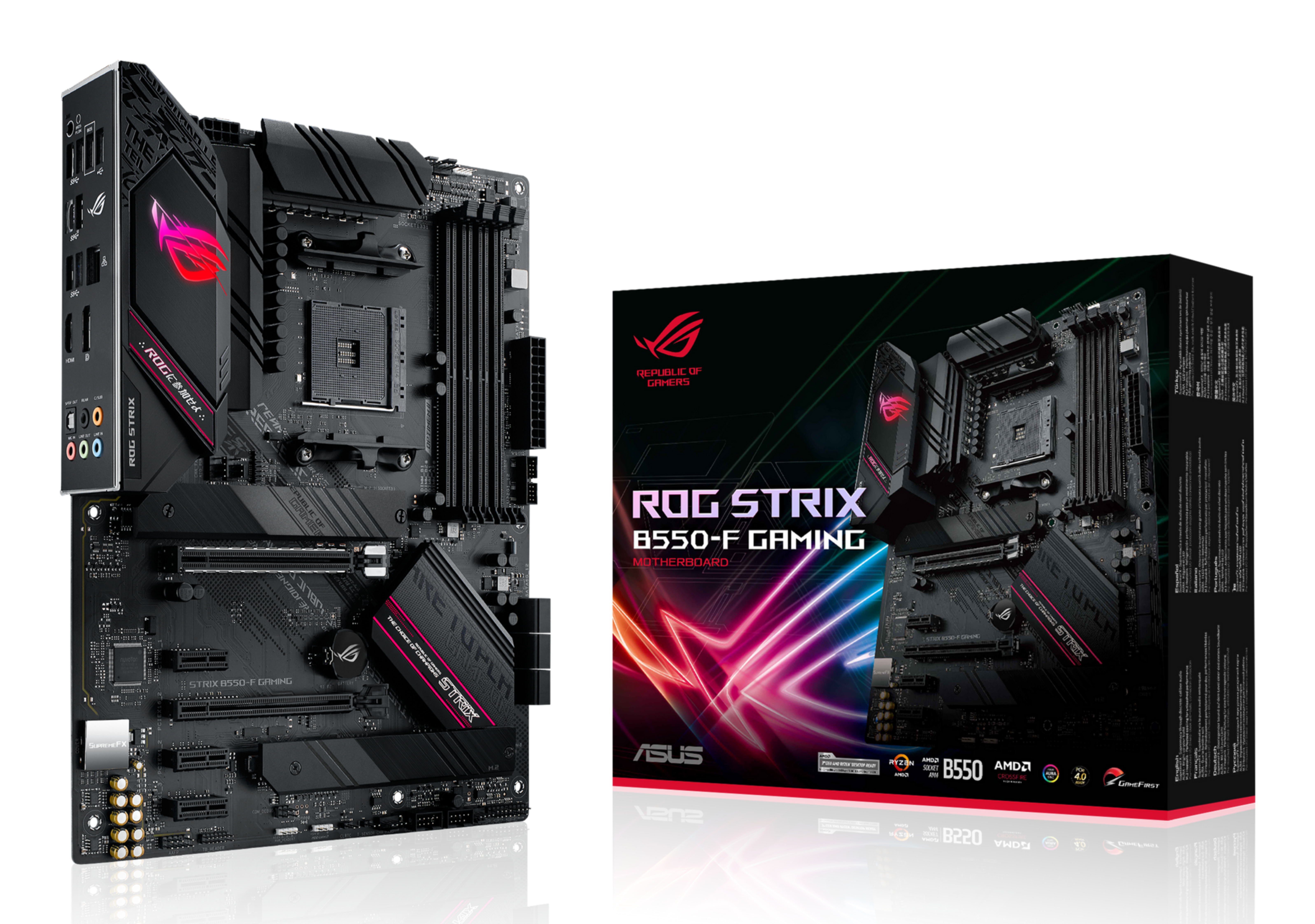 ASUS ROG STRIX B550-F GAMING - AMD - Socket AM4 - AMD 90MB14S0-M0EAY0