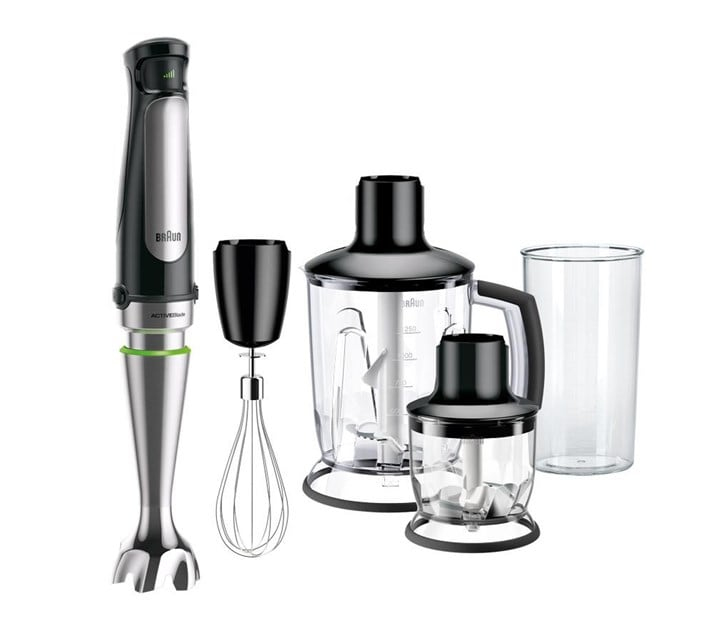 Braun MultiQuick 7 MQ 7045X 1000 W 1,2 L Negro, Acero inoxidable - Batidora de mano